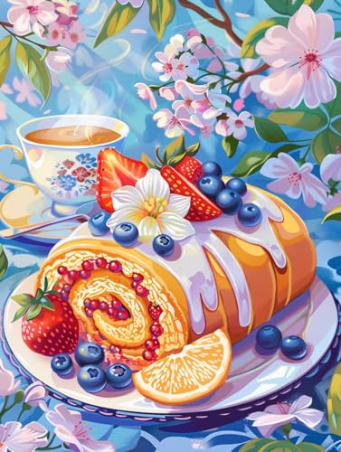 AYAOYANGGO Diy Bead Embroidery Kit Fantasiefarbener Früchtekuchen Diy-Set Mit Perlen,Handgefertigtes Perlenmalerei-Kit Aus Handarbeit,Bead Embroidery Kits Nadelkunst,Dekor 9CT 60x80cm AYAOYANGGO Diy Bead Embroidery Kit Fantasiefarbener Früchtekuchen Diy-Set Mit Perlen,Handgefertigtes Perlenmalerei-Kit Aus Handarbeit,Bead Embroidery Kits Nadelkunst,Dekor 9CT 60x80cm von AYAOYANGGO