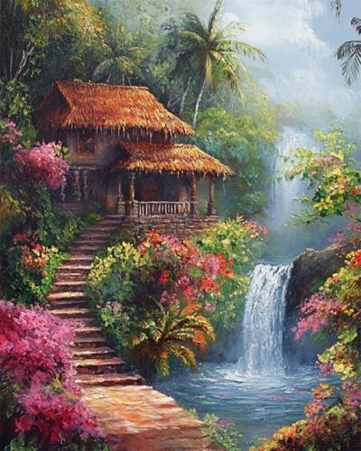 AYAOYANGGO Diy Bead Embroidery Set Lodge-Landschaft Bead Embroidery Kit Kreuzstich,Nadelspitze,Handarbeit,Wandteppich-Set,Perlenstickerei-Muster,3D-Stickset 9CT 60x80cm AYAOYANGGO Diy Bead Embroidery Set Lodge-Landschaft Bead Embroidery Kit Kreuzstich,Nadelspitze,Handarbeit,Wandteppich-Set,Perlenstickerei-Muster,3D-Stickset 9CT 60x80cm von AYAOYANGGO