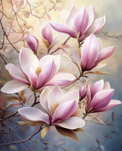 AYAOYANGGO Diy Kreuzstich-Sets Mit Perlen Fantasie-Magnolie Perlenstickerei-Set Für Erwachsene,Nadelspitze,Wandteppich Diy Seed Bead Embroidery Kits 9CT 60x80cm AYAOYANGGO Diy Kreuzstich-Sets Mit Perlen Fantasie-Magnolie Perlenstickerei-Set Für Erwachsene,Nadelspitze,Wandteppich Diy Seed Bead Embroidery Kits 9CT 60x80cm von AYAOYANGGO