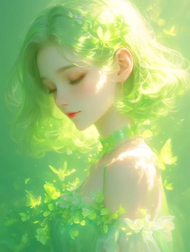 AYAOYANGGO Diy Perlenstickerei Set Anime-Frau Und Blumen Nadelspitze-Bastelset,Diy-Perlenmalerei,3D-Wandteppich,Perlen-Kreuzstich-Set 9CT 40x50cm AYAOYANGGO Diy Perlenstickerei Set Anime-Frau Und Blumen Nadelspitze-Bastelset,Diy-Perlenmalerei,3D-Wandteppich,Perlen-Kreuzstich-Set 9CT 40x50cm von AYAOYANGGO