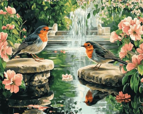 AYAOYANGGO Kreuzstich Set Vorgedruckt Blumen- Und Vogellandschaft Gezählt Malerei Gedruckt Diy Handarbeit Set Gestampft Wand Kunst Hause Dekoration 11CT 40x50cm AYAOYANGGO Kreuzstich Set Vorgedruckt Blumen- Und Vogellandschaft Gezählt Malerei Gedruckt Diy Handarbeit Set Gestampft Wand Kunst Hause Dekoration 11CT 40x50cm von AYAOYANGGO