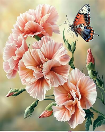 AYAOYANGGO Kreuzstich Set Vorgedruckt Fantasie Rosa Nelke Blume Kreuzstich-Sets Für Erwachsene,Anfänger,Vorgedruckt,Gestempelt,Für Fortgeschrittene,Diy Mit Muster 11CT 40x50cm AYAOYANGGO Kreuzstich Set Vorgedruckt Fantasie Rosa Nelke Blume Kreuzstich-Sets Für Erwachsene,Anfänger,Vorgedruckt,Gestempelt,Für Fortgeschrittene,Diy Mit Muster 11CT 40x50cm von AYAOYANGGO