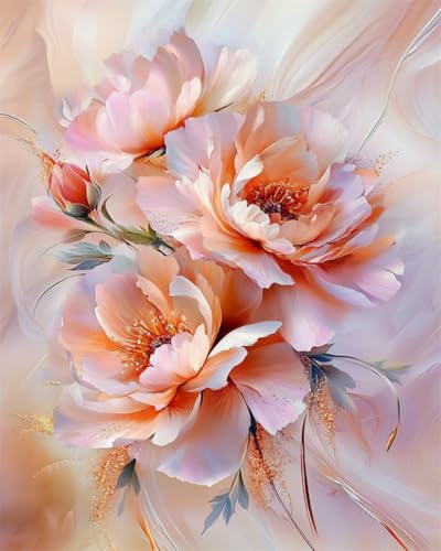 AYAOYANGGO Kreuzstich Stickpackungen Fantasie Rosa Blumen Gezählte Kreuzstich-Sets,Kunsthandwerk Für Erwachsene,Diy-Stickset,Heimdekoration 11CT 40x50cm AYAOYANGGO Kreuzstich Stickpackungen Fantasie Rosa Blumen Gezählte Kreuzstich-Sets,Kunsthandwerk Für Erwachsene,Diy-Stickset,Heimdekoration 11CT 40x50cm von AYAOYANGGO