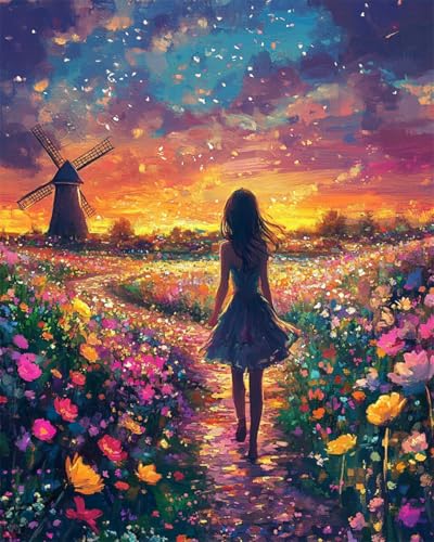 AYAOYANGGO Kreuzstich Stickpackungen Fantasy-Mädchen Zurück Und Landschaft Kreuzstich-Sets Zum Selbermachen,Sticksets Mit Einfachen Mustern Für Erwachsene Und Anfänger,Geschenke 11CT 40x50cm AYAOYANGGO Kreuzstich Stickpackungen Fantasy-Mädchen Zurück Und Landschaft Kreuzstich-Sets Zum Selbermachen,Sticksets Mit Einfachen Mustern Für Erwachsene Und Anfänger,Geschenke 11CT 40x50cm von AYAOYANGGO