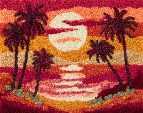 AYAOYANGGO Landschaft Knüpfteppichkokosnussbäume Am Strand Diy-Teppich-Set Für Erwachsene Und Kinder,Kreuzstich-Sets,Teppiche-Handarbeit Für Anfänger,Heimdekoration 23x35in AYAOYANGGO Landschaft Knüpfteppichkokosnussbäume Am Strand Diy-Teppich-Set Für Erwachsene Und Kinder,Kreuzstich-Sets,Teppiche-Handarbeit Für Anfänger,Heimdekoration 23x35in von AYAOYANGGO