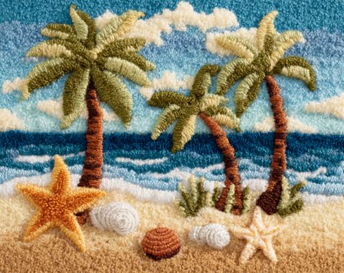 AYAOYANGGO Landschaft Latch Hook Rug Kitozean-Kokosnusspalme,Muscheln Kreuzstich-Teppich-Bastelarbeiten Kit,Teppiche-Häkel-Kits,Stickset,Handarbeiten,Basteln Für Die Heimdekoration 33x45in AYAOYANGGO Landschaft Latch Hook Rug Kitozean-Kokosnusspalme,Muscheln Kreuzstich-Teppich-Bastelarbeiten Kit,Teppiche-Häkel-Kits,Stickset,Handarbeiten,Basteln Für Die Heimdekoration 33x45in von AYAOYANGGO