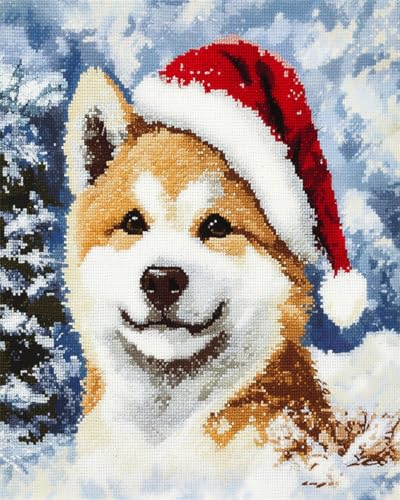 AYAOYANGGO Tier Knüpfteppich Set Vorgedruckt Cartoon-Hund Kreuzstich-Set Für Kinder Und Erwachsene, Diy-Handarbeit, Knüpfteppich-Sets, Häkelteppich 23x35in AYAOYANGGO Tier Knüpfteppich Set Vorgedruckt Cartoon-Hund Kreuzstich-Set Für Kinder Und Erwachsene, Diy-Handarbeit, Knüpfteppich-Sets, Häkelteppich 23x35in von AYAOYANGGO