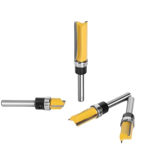 1 STÜCK 1/4 Schaft Muster Bit Flush Trim Gerade Mit Bering Scharnier Stemmen Router Holz Trimmer Cutter MC01006(6.35x12.7x25mm) von AYAZER
