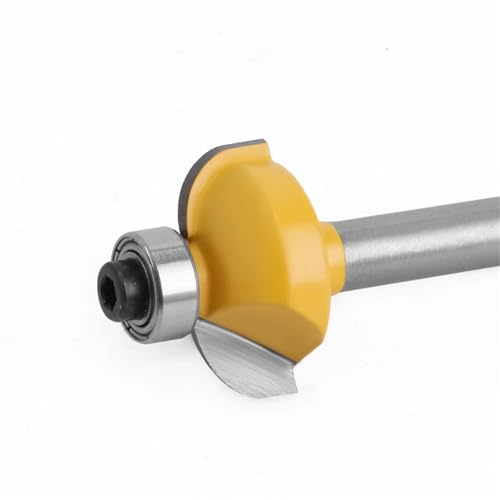 1 stück 6mm Schaft Fräser Gerade T Bit V Flush Trimmen Reinigung Runde Ecke Cove Box Bits Fräser for Holz MC06010(NO.1) von AYAZER