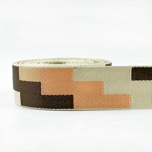 1/2/3/4/5 Meter 38 mm Jacquard-Gurtbänder für Riemen, ethnisches Band, Gepäck, dekoratives Schrägband, DIY-Nähzubehör-RD050-03-38 mm-1 Meter von AYHTUD