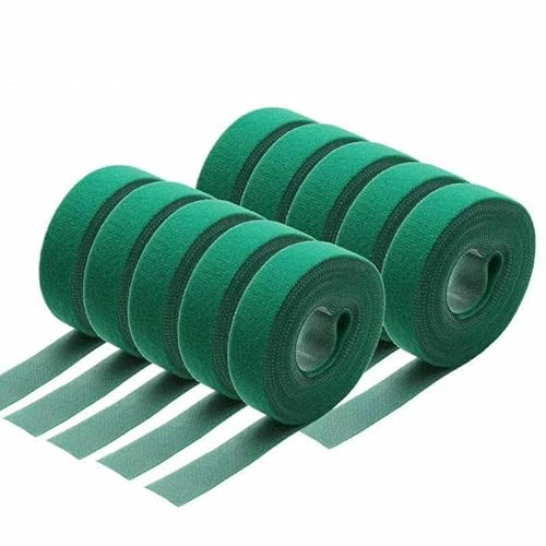 1~30R 5 m/Rolle, wiederverwendbarer Kabelbinder, Hakenschlaufe, Draht-Organizer, Management, Breite 10~25 mm, selbstklebender Befestigungsstreifen zum Selbermachen, Nylonband, Grün von AYHTUD