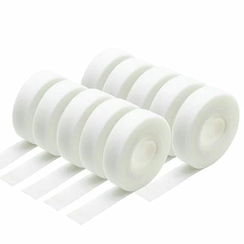 1~30R 5 m/Rolle, wiederverwendbarer Kabelbinder, Hakenschlaufe, Draht-Organizer, Management, Breite 10~25 mm, selbstklebender Befestigungsstreifen zum Selbermachen, Nylonband, weiß von AYHTUD