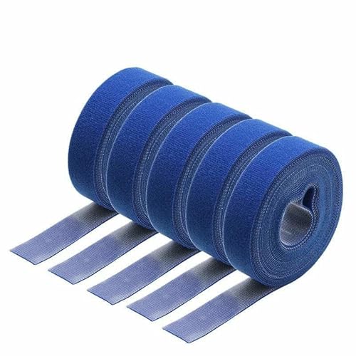 1~30R 5 m/Rolle Wiederverwendbarer Kabelbinder Hakenschlaufe Draht-Organizer-Management Breite 10~25 mm DIY Selbstklebender Befestigungsstreifen Nylonband-Blau x 5 Rollen-Breite 15 1~30R 5 m/Rolle Wiederverwendbarer Kabelbinder Hakenschlaufe Draht-Organizer-Management Breite 10~25 mm DIY Selbstklebender Befestigungsstreifen Nylonband-Blau x 5 Rollen-Breite 15 von AYHTUD
