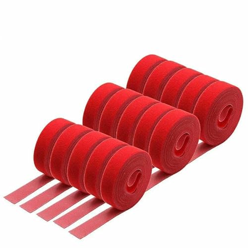 1~30R 5 m/Rolle Wiederverwendbarer Kabelbinder Hakenschlaufe Draht-Organizer-Management Breite 10~25 mm DIY Selbstklebender Befestigungsstreifen Nylonband-Rot x 15 Rollen-Breite 20 1~30R 5 m/Rolle Wiederverwendbarer Kabelbinder Hakenschlaufe Draht-Organizer-Management Breite 10~25 mm DIY Selbstklebender Befestigungsstreifen Nylonband-Rot x 15 Rollen-Breite 20 von AYHTUD