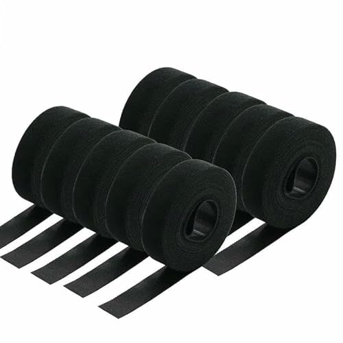 1~30R 5 m/Rolle Wiederverwendbarer Kabelbinder Hakenschlaufe Draht-Organizer-Management Breite 10~25 mm DIY Selbstklebender Befestigungsstreifen Nylonband-Schwarz x 10 Rollen-Breit 1~30R 5 m/Rolle Wiederverwendbarer Kabelbinder Hakenschlaufe Draht-Organizer-Management Breite 10~25 mm DIY Selbstklebender Befestigungsstreifen Nylonband-Schwarz x 10 Rollen-Breit von AYHTUD