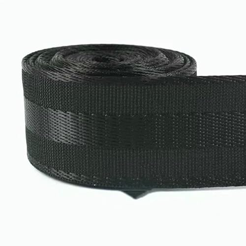 1–5 m, 25/32/38 mm, Nylon-Gurtbänder, 1,2 mm dick, schwarzes Gurtband, Rucksack-Schrägband, DIY-Nähzubehör, Schwarz, 38 mm, 5 Meter 1–5 m, 25/32/38 mm, Nylon-Gurtbänder, 1,2 mm dick, schwarzes Gurtband, Rucksack-Schrägband, DIY-Nähzubehör, Schwarz, 38 mm, 5 Meter von AYHTUD