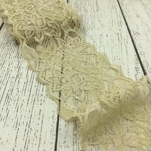 1 Packung = 10 Yards, 24 Farben, 3 Zoll, Tüll-Spitzenbesatz, Spitzenband für Ornamente, elastische Spitze, Stretch für Haarschmuck für Mädchen, B, 8 cm breit 1 Packung = 10 Yards, 24 Farben, 3 Zoll, Tüll-Spitzenbesatz, Spitzenband für Ornamente, elastische Spitze, Stretch für Haarschmuck für Mädchen, B, 8 cm breit von AYHTUD