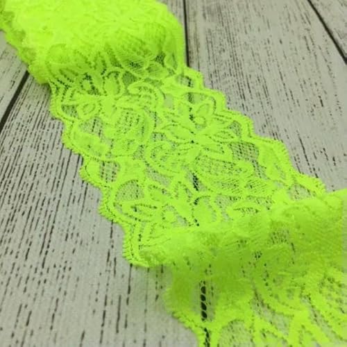 1 Packung = 10 Yards, 24 Farben, 3 Zoll, Tüll-Spitzenbesatz, Spitzenband für Ornamente, elastische Spitze, Stretch für Haarschmuck für Mädchen, I, 8 cm breit 1 Packung = 10 Yards, 24 Farben, 3 Zoll, Tüll-Spitzenbesatz, Spitzenband für Ornamente, elastische Spitze, Stretch für Haarschmuck für Mädchen, I, 8 cm breit von AYHTUD