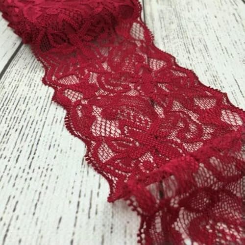 1 Packung = 10 Yards, 24 Farben, 3 Zoll, Tüll-Spitzenbesatz, Spitzenband für Ornamente, elastische Spitze, Stretch für Haarschmuck für Mädchen, M, 8 cm breit 1 Packung = 10 Yards, 24 Farben, 3 Zoll, Tüll-Spitzenbesatz, Spitzenband für Ornamente, elastische Spitze, Stretch für Haarschmuck für Mädchen, M, 8 cm breit von AYHTUD