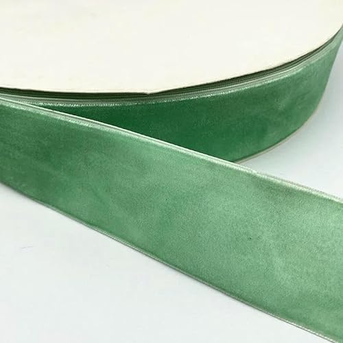 10/15/20/25/38 mm, farbiges, einseitiges Polyester-Samtband für Schleifen, Weihnachtsbänder, Partydekorationen, 13–20 mm (5 Yards) von AYHTUD