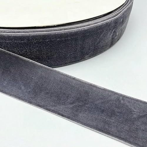10/15/20/25/38 mm, farbiges, einseitiges Polyester-Samtband für Schleifen, Weihnachtsbänder, Partydekorationen, 15–10 mm (5 Yards) von AYHTUD