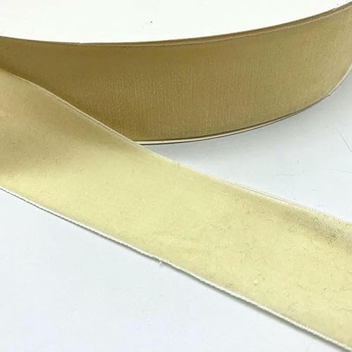 10/15/20/25/38 mm farbiges, einseitiges Polyester-Samtband für Schleifen, Weihnachtsbänder, Partydekorationen, 05–38 mm (3 Yards) von AYHTUD