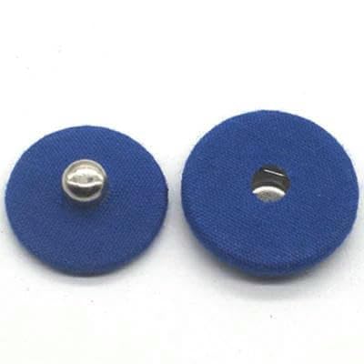 10 Satz/Los große Metallkupfer-Druckknöpfe Drücken Sie Stoffknopf für Mantel Windcoat Bekleidungszubehör DIY-blau 101-19mm von AYHTUD