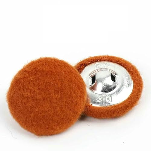 10 Stück/Los Nähknöpfe aus Metall für Handarbeiten, DIY-Zubehör, Aluminiumknöpfe für Kleidung, dekorative bunte Stoffknöpfe, Orange, 32 mm 10 Stück/Los Nähknöpfe aus Metall für Handarbeiten, DIY-Zubehör, Aluminiumknöpfe für Kleidung, dekorative bunte Stoffknöpfe, Orange, 32 mm von AYHTUD