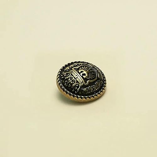10 Stück/Los Neue Metallknöpfe Retro Kupfermantel Nähen für Herren- und Damenbekleidung Dekoration Knopfzubehör-10 Stück S19-18mm 10 Stück/Los Neue Metallknöpfe Retro Kupfermantel Nähen für Herren- und Damenbekleidung Dekoration Knopfzubehör-10 Stück S19-18mm von AYHTUD