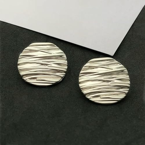 10 Stück/Lot Modischer Streifen-Metallknopf zum Nähen von Windjacken, Boutique-Knöpfen, dekorativ, 5-167-2-18MM von AYHTUD