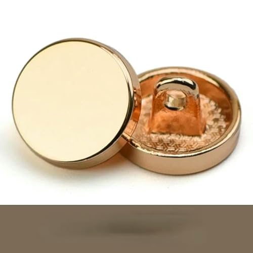10 Stück/Packung Neue flache Spiegelknöpfe aus Metall für Anzughemd, Jacke, Jeansrock, Legierung, handgenäht, runde Knöpfe, Gold, 22 mm 10 Stück/Packung Neue flache Spiegelknöpfe aus Metall für Anzughemd, Jacke, Jeansrock, Legierung, handgenäht, runde Knöpfe, Gold, 22 mm von AYHTUD