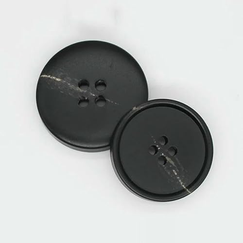 10 Stück/Set Harz-Imitationshornknöpfe 4 Löcher Knopf für Kleidung Pullover Anzug Mantel Vintage Dekorationen DIY Nähzubehör-03-30mm von AYHTUD