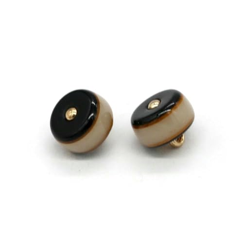 10 Stück 10 mm mehrfarbige runde Perlenknöpfe für Kleidung Damenhemd Qipao Hanfu DIY Basteln Kleine Knöpfe Nähzubehör-Schwarzbeige-10 mm 10 Stück 10 Stück 10 mm mehrfarbige runde Perlenknöpfe für Kleidung Damenhemd Qipao Hanfu DIY Basteln Kleine Knöpfe Nähzubehör-Schwarzbeige-10 mm 10 Stück von AYHTUD