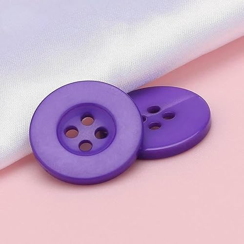 10 Stück 9–30 mm Vier-Augen-Knöpfe für Pullover, Hemden, Harz, Nähknopf, DIY, Kinder, Babykleidung, Puppen, Basteln, Kleidungsstück, Scrapbooking, lila, 28L, 18,0 mm 10 Stück 9–30 mm Vier-Augen-Knöpfe für Pullover, Hemden, Harz, Nähknopf, DIY, Kinder, Babykleidung, Puppen, Basteln, Kleidungsstück, Scrapbooking, lila, 28L, 18,0 mm von AYHTUD