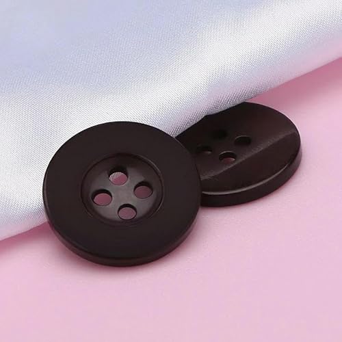 10 Stück 9–30 mm Vier-Augen-Knöpfe für Pullover, Hemden, Kunstharz, Nähknöpfe, DIY, Kinder, Babykleidung, Puppen, Basteln, Kleidungsstücke, Scrapbooking, Dunkelbraun, 32L, 20,0 mm 10 Stück 9–30 mm Vier-Augen-Knöpfe für Pullover, Hemden, Kunstharz, Nähknöpfe, DIY, Kinder, Babykleidung, Puppen, Basteln, Kleidungsstücke, Scrapbooking, Dunkelbraun, 32L, 20,0 mm von AYHTUD