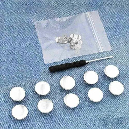 10 Stück Ersatz-Jeansknöpfe, 17 mm, kein Nähen, Metallknopf-Reparaturset, nagelloses, abnehmbares Jeansknopf-Set, Nähzubehör, Stil 14 10 Stück Ersatz-Jeansknöpfe, 17 mm, kein Nähen, Metallknopf-Reparaturset, nagelloses, abnehmbares Jeansknopf-Set, Nähzubehör, Stil 14 von AYHTUD