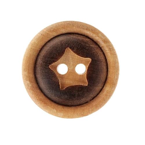 10 Stück Holzknöpfe mit 2 Löchern, 15/20 mm, rund, Retro-Kaffeefarbe, Pappelholzknöpfe, Bekleidungszubehör, Kaffeebraun, 20 mm 10 Stück Holzknöpfe mit 2 Löchern, 15/20 mm, rund, Retro-Kaffeefarbe, Pappelholzknöpfe, Bekleidungszubehör, Kaffeebraun, 20 mm von AYHTUD
