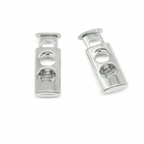 10 Stück Vintage-Legierung, silberfarbener Rotguss-Metallstopper, handgefertigt, DIY-Bekleidung, Nähzubehör, Klemmstopper, Kordelverschluss-Knebelverschluss, NO0 10 Stück Vintage-Legierung, silberfarbener Rotguss-Metallstopper, handgefertigt, DIY-Bekleidung, Nähzubehör, Klemmstopper, Kordelverschluss-Knebelverschluss, NO0 von AYHTUD