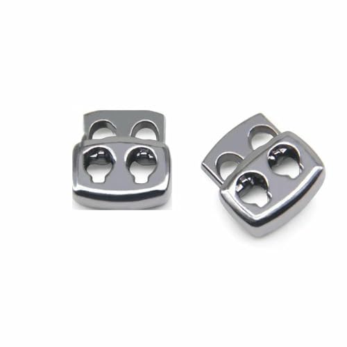 10 Stück Vintage-Legierung, silberfarbener Rotguss-Metallstopper, handgefertigt, DIY-Bekleidung, Nähzubehör, Klemmstopper, Kordelverschluss-Knebelverschluss, NO0 10 Stück Vintage-Legierung, silberfarbener Rotguss-Metallstopper, handgefertigt, DIY-Bekleidung, Nähzubehör, Klemmstopper, Kordelverschluss-Knebelverschluss, NO0 von AYHTUD