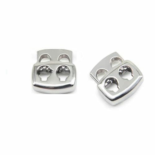 10 Stück Vintage-Legierung, silberfarbener Rotguss-Metallstopper, handgefertigt, DIY-Bekleidung, Nähzubehör, Klemmstopper, Kordelverschluss-Knebelverschluss, NO0 10 Stück Vintage-Legierung, silberfarbener Rotguss-Metallstopper, handgefertigt, DIY-Bekleidung, Nähzubehör, Klemmstopper, Kordelverschluss-Knebelverschluss, NO0 von AYHTUD