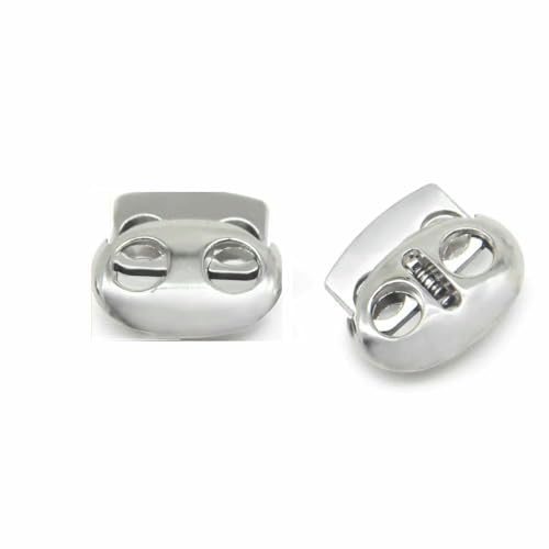 10 Stück Vintage-Legierung, silberfarbener Rotguss-Metallstopper, handgefertigt, DIY-Bekleidung, Nähzubehör, Klemmstopper, Kordelverschluss-Knebelverschluss, NO0 10 Stück Vintage-Legierung, silberfarbener Rotguss-Metallstopper, handgefertigt, DIY-Bekleidung, Nähzubehör, Klemmstopper, Kordelverschluss-Knebelverschluss, NO0 von AYHTUD