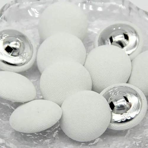 10 Stück bunte, mit Stoff überzogene Nähknöpfe aus Metall mit Schaft für Kleidung, Kindermantel, Strickjacke, runder großer Stoffknopf, DIY-Dekorationen, Nr. 7, 30 mm, 10 10 Stück bunte, mit Stoff überzogene Nähknöpfe aus Metall mit Schaft für Kleidung, Kindermantel, Strickjacke, runder großer Stoffknopf, DIY-Dekorationen, Nr. 7, 30 mm, 10 von AYHTUD