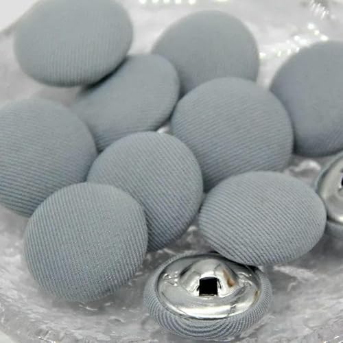 10 Stück bunte, mit Stoff überzogene Nähknöpfe aus Metall mit Schaft für Kleidung, Kindermantel, Strickjacke, runder großer Stoffknopf, DIY-Dekorationen, Nr. 8–30 mm, 10 10 Stück bunte, mit Stoff überzogene Nähknöpfe aus Metall mit Schaft für Kleidung, Kindermantel, Strickjacke, runder großer Stoffknopf, DIY-Dekorationen, Nr. 8–30 mm, 10 von AYHTUD