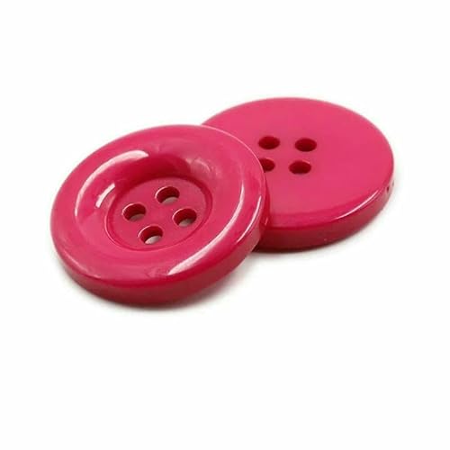 10 Stück runde Mantelknöpfe, 4-Loch, Harzknopf, Damenmantel, Bekleidungszubehör, 17–28 mm von AYHTUD