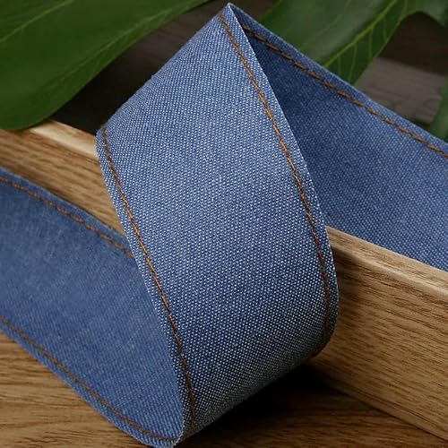 10 Yards 25MM 40MM Denim Doppelseitiges Band Haarschleifen DIY Handwerk Handgefertigte Accessoires Bänder Kleidungsmaterial-4-Breite 25MM 10 Yards 25MM 40MM Denim Doppelseitiges Band Haarschleifen DIY Handwerk Handgefertigte Accessoires Bänder Kleidungsmaterial-4-Breite 25MM von AYHTUD