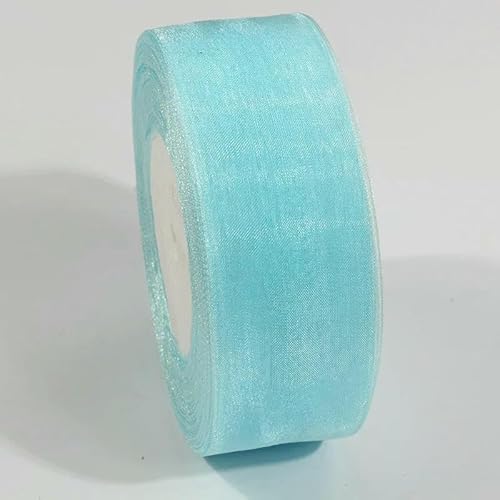 10 Yards transparentes Chiffonband, 10 mm, 20 mm, Organza-Satinbänder zum Verpacken von Hochzeitssträußen, Partykränzen, DIY-Spitzenstoff-013-15 mm von AYHTUD