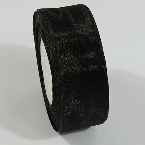 10 Yards transparentes Chiffonband, 10 mm, 20 mm, Organza-Satinbänder zum Verpacken von Hochzeitssträußen, Partykränzen, DIY-Spitzenstoff-039-10 mm von AYHTUD