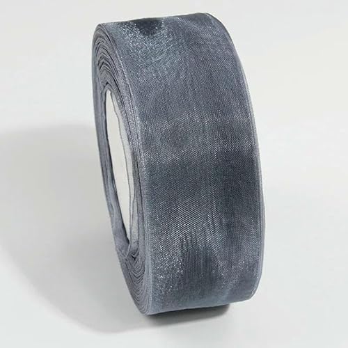 10 Yards transparentes Chiffonband, 10 mm, 20 mm, Organza-Satinbänder zum Verpacken von Hochzeitssträußen, Partykränzen, DIY-Spitzenstoff-059-38 mm von AYHTUD