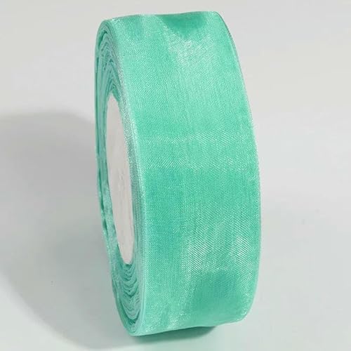 10 Yards transparentes Chiffonband, 10 mm, 20 mm, Organza-Satinbänder zum Verpacken von Hochzeitssträußen, Partykränzen, DIY-Spitzenstoff-278-10 mm von AYHTUD