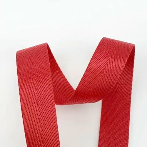 10 m, 20–50 mm, Nylon-Spitzenband, Gurtbänder, dekorative Bänder zum Nähen von Taschengurten, Schleifen, Bändern, Bastelmaterialien, Rot, 25 mm 10 m, 20–50 mm, Nylon-Spitzenband, Gurtbänder, dekorative Bänder zum Nähen von Taschengurten, Schleifen, Bändern, Bastelmaterialien, Rot, 25 mm von AYHTUD